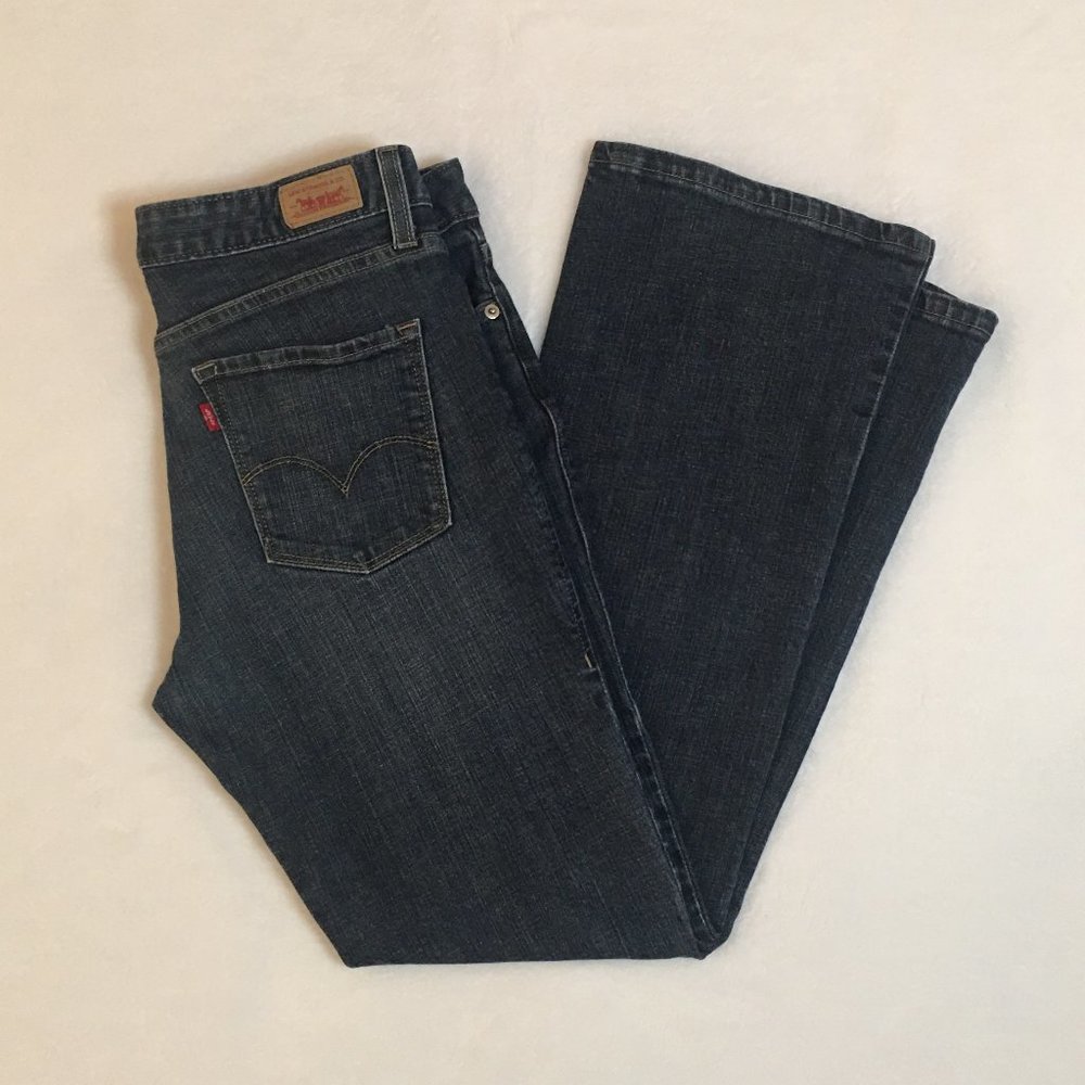 Levi's Mid Rise Boot 553 jeans, size 10 short 28"